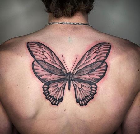 Dayton Smith - Dayton Smith Butterfly Backpiece